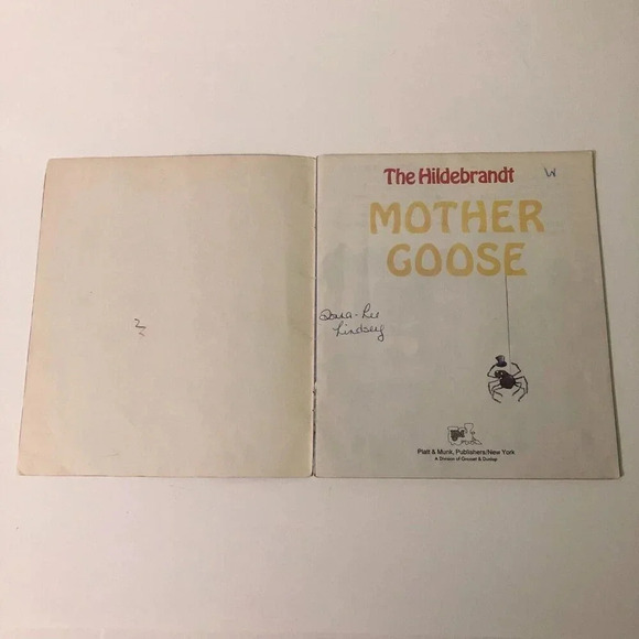 Vtg 1972 The Hildebrandt Mother  Goose Platt and Munk Softcover Book - Picture 6 of 16